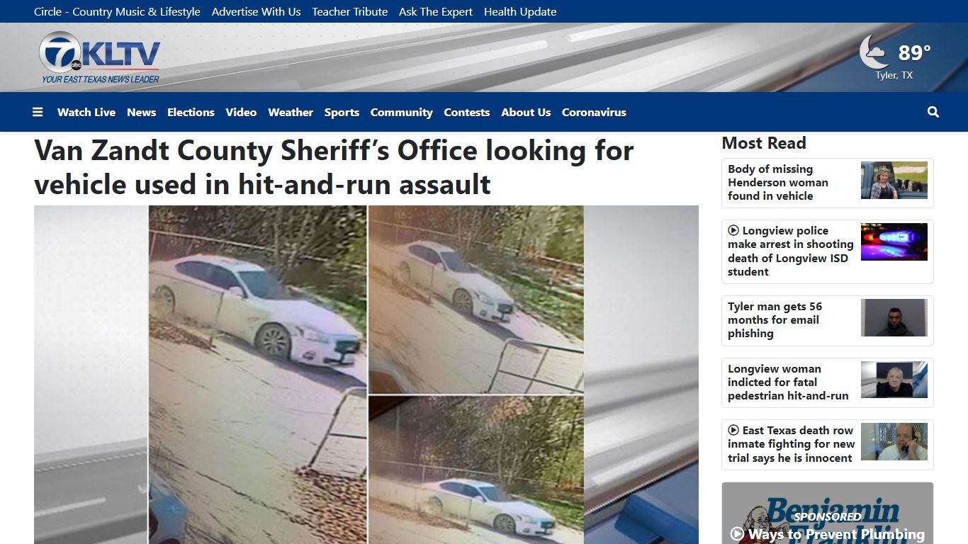 Van Zandt County Sheriff’s Office looking for vehicle used ...